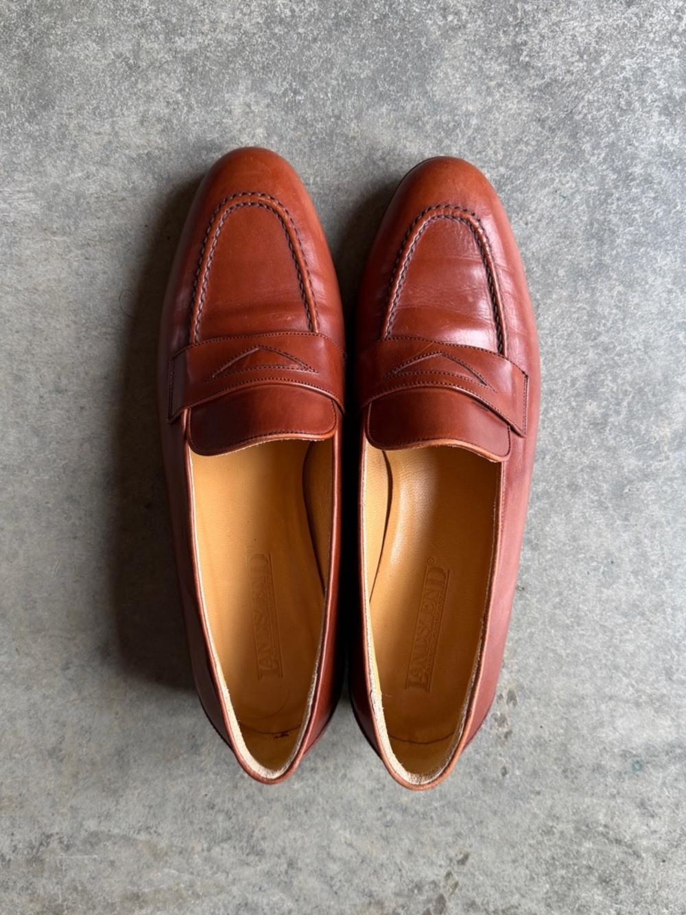 Italian Leather Loafers from Lands’ End - Picture 4 of 5